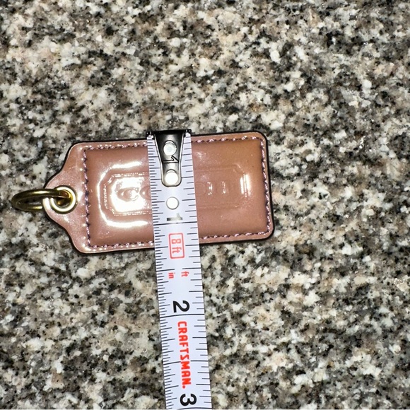 Coach tag for keychain, brown - Picture 4 of 4